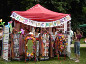 Ute Lange - Kinderschminken beim Schloßfest in Bad Homburg vor der Höhe