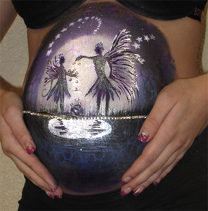 Bellypainting-Elfen