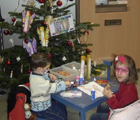 Weihnachts basteln und Animation