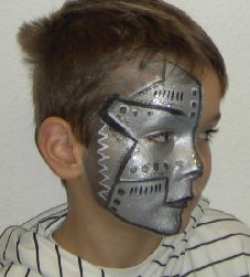 Kinderschminken Terminator