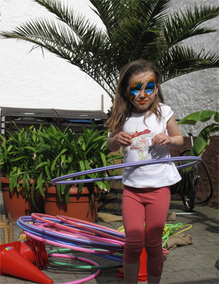 Kindergeburtstag-feiern-Mannheim-Hula-hula-Reifen