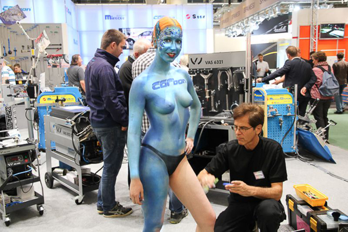 Bodypainting-Automechanica-Frankfurt