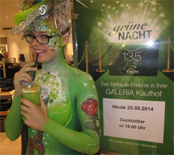 Bodypainting-Galeria-Kaufhof-Darmstadt-Start