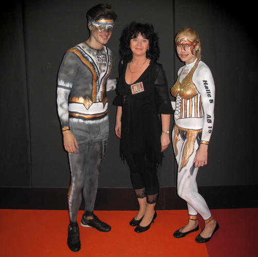 Messe-Bodypainting-Haar-Gold-Duesseldorf-1