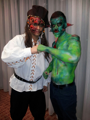 Bodypainting-Hilton-Halloween-Frankfurt-2