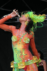 Bodypainting Kategorie "Special Effects" beim German Bodypainting Festival Ingelheim 2007