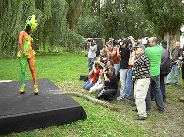 Bodypainting Kategorie "Special Effects" beim German Bodypainting Festival Ingelheim 2007