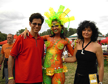 Bodypainting Kategorie "Special Effects" beim German Bodypainting Festival Ingelheim 2007