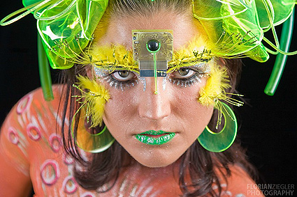 Bodypainting Kategorie "Special Effects" beim German Bodypainting Festival Ingelheim 2007