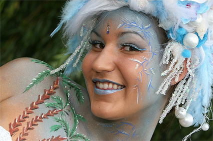 Facepainting beim German Bodypainting Festival Ingelheim 2007