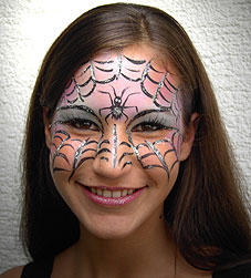 Facepainting Spinne