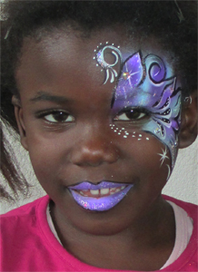 Kinderschminken-Prinzessin-Fee-Elfe