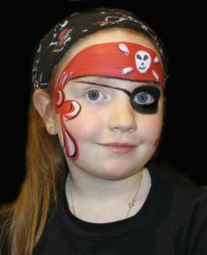 Kinderschminken Piratenbraut