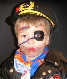 Kinderschminken Polizist