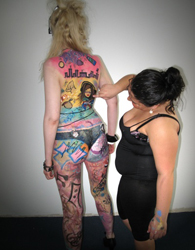 Bodypainting-Seminar-Halime-Larissa-Graffiti-Ladylike