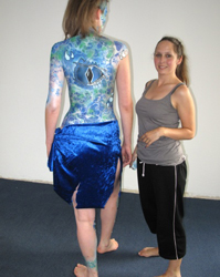 Bodypainting-Seminar-Janine-Sophie-Eragon-Saphira-Drachensaga