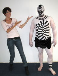 Bodypainting-Seminar-Yvonne-Sascha-schwarz-und-weis