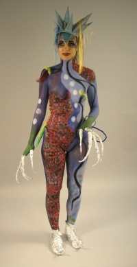 Bodypainting-Kurs-2010-ALIEN-Nadine-2