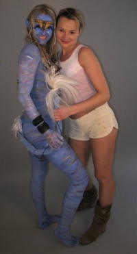 Bodypainting-Kurs-2010-AVATAR-Bozena+Manuela-1