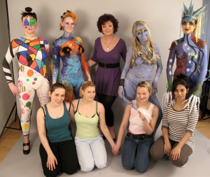 Bodypainting-Kurs-2010-Gruppenbild-1