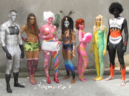 Bodypainting-Kurs-2012