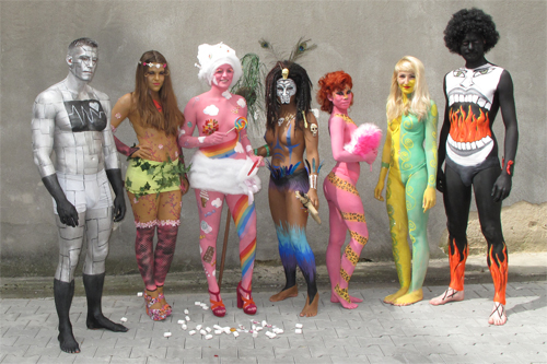 Bodypainting-Models-2012