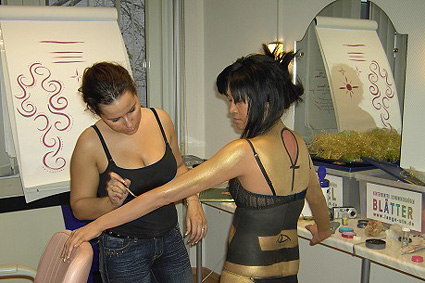 Kurs in der Make Up School von Ursula Haas in Frankfurt