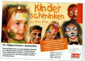 Heppenheimer-Autoschau-Kinderschminken