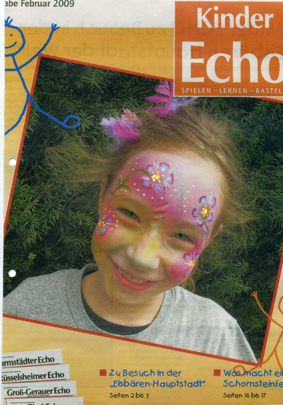 Kinder-Zeitung-Echo-Zeitzungen-Kinderschminken