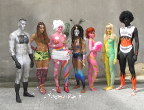 Bodypainting-Kurs-Make-Up-Artist-School-Haas-Frankfurt