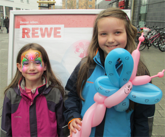 Kinderschminken-REWE-Markt-Freiburg