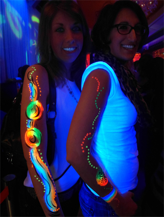 Schwarzlicht-UV-Neon-Painting-Partypainting