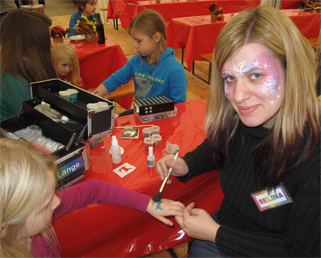 Kinderschminken-Die-Gabel-BHW-Neu-Anspach