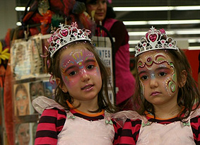 Kinderschminken Media Markt Mainz, Alzey und Bischofsheim