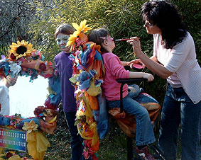 Kinderschminken NATO-Fest Heidelberg 