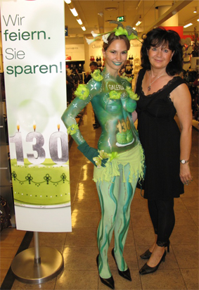 Kaufhof-Darmstadt-Bodypainting