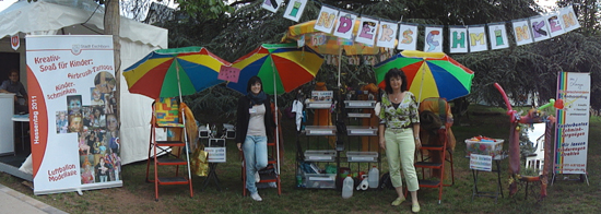 Schminkstand-Hessentag-Oberursel-Panorama